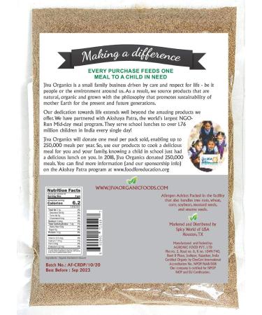 Jiva Organics Organic Ground Cardamom Powder 3.5 oz - Premium Aromatic Non-GMO - Buy Online on GoSupps.com