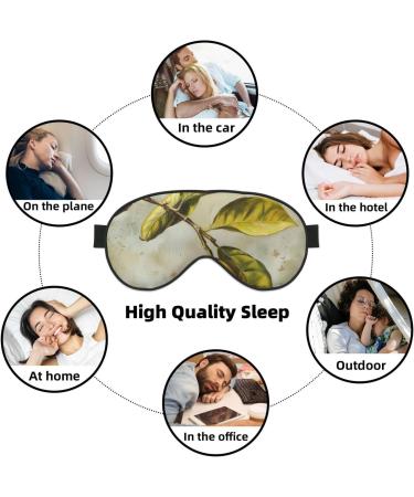 Buy SSIMOO Lemon Fruit Soft Sleep Eye Mask - Breathable Travel Eye Patch for Women - Perfect Relaxation & Comfort - Buy Online on GoSupps.com