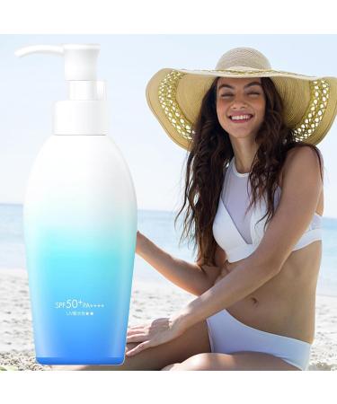 Facial Sunscreen SPF50+ Daily Sunscreen 140mlSunscreen Lotion Face Body Care for Daily Use Travel Sports - Buy Online on GoSupps.com