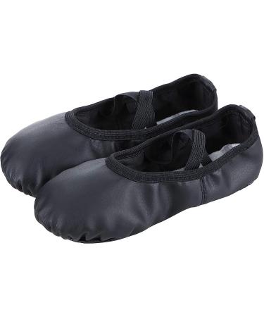 Dynadans Soft Leather Ballet Shoes - Big Kid Black | Dance Slippers for Kids & Women - Buy Online on GoSupps.com