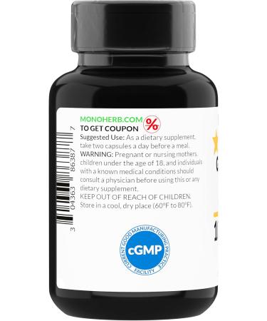 MONOHERB Grapefruit Seed Extract 1000 mg - 90 Vegetarian Capsules - Buy Online on GoSupps.com