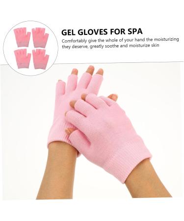  HAPINARY 2 Pairs Hand Cracked Gel Fingerless Cracked Moisturizing Spa Beauty Care Night Lotion Miss Pink Knit - Buy Online on GoSupps.com