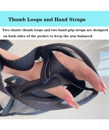 Kids Arm Sling Mesh Black Shoulder Immobilizer Brace for Children with Broken Shoulder, Elbow, Arm, Wrist Injury - Pediatric Toddler Girls Boys - Left/Right - Buy Online on GoSupps.com