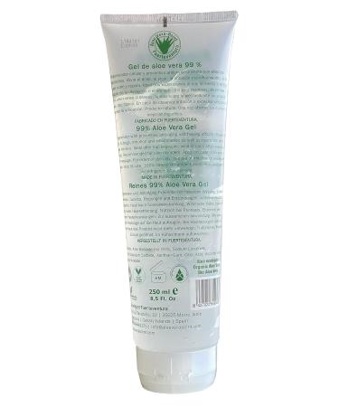 Aloe Vera Gel 99% - 250ml | Pure Aloe Vera Point | Hydrating Skin Care for All Skin Types | International Shipping Available - Buy Online on GoSupps.com