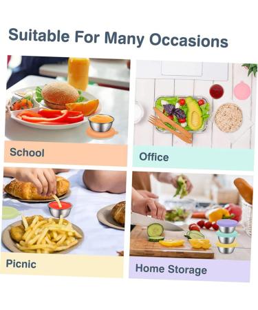 Alipis 30 Pcs Salad Dressing Container Containers for Fruit Lunch Accessories Dipping Sauce Cups Cake Tin Salad Dressing Cups Food Storage Child Seasoning Food Jar Stainless Steel - Buy Online on GoSupps.com