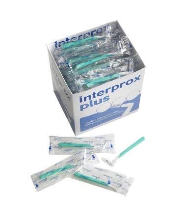 Interprox plus interdental brushes box of 100 (green micro)