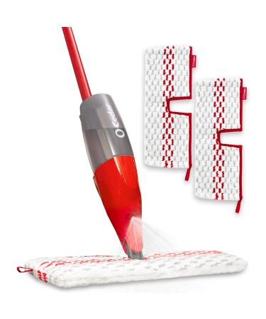 O-Cedar ProMist MAX Spray Mop, PMM with 2 Extra Refills, Red Spray Mop with 2 Extra Refills Spray Mop