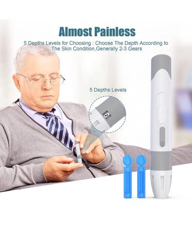 IKZA G-427B Blood Glucose Monitor & Lancing Device - Diabetes Testing Glucometer Machine - Buy Online on GoSupps.com