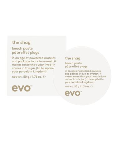 EVO The Shag Beach Paste - Hair Styling Paste for Matte Look  Leaves a Flexible  Touchable Finish - 50g / 1.76 oz