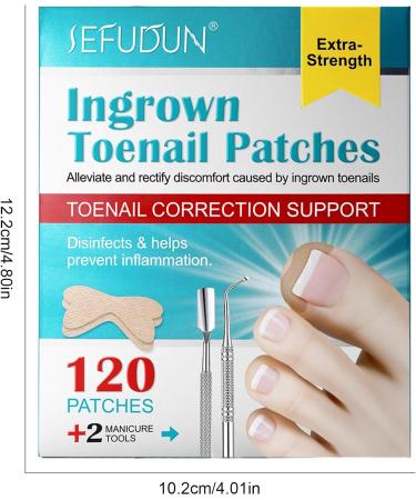 Ingrown Toenail Patch Ingrown Toenail Corrector | Toenail Repair to Relieve Nail Groove Nail Correction Patches Suitable for Men Women and Elderly Adern - Buy Online on GoSupps.com