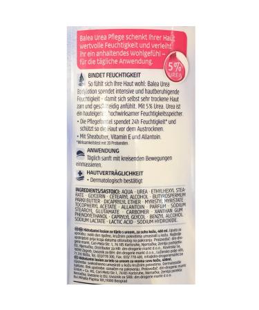 Balea Body Lotion Urea 400ml - Intense Hydration for Very Dry Tight Skin | International Shipping Available - Buy Online on GoSupps.com