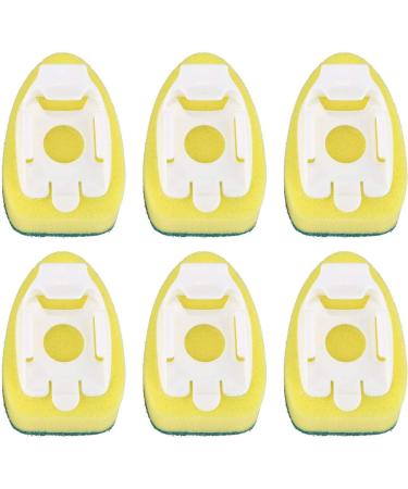 Fattoz 6 Pack Dish Wand Refills Sponge Heads Dish Wand Brush Replacement Sponge Dish Pads for Kitchen Cleaning Brush - Buy Online on GoSupps.com