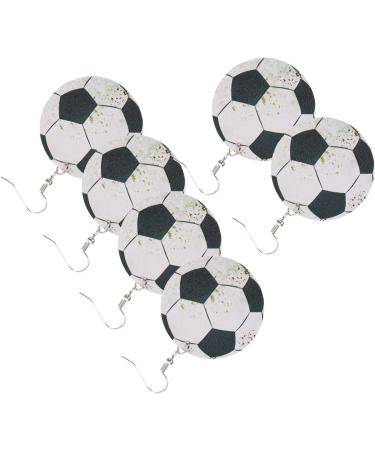 6 Pairs football earrings Leather Sports Earrings jewelry for women earrings statement earrings for women leather earrings for women Leather volleyball Earrings Miss baseball fan - Buy Online on GoSupps.com