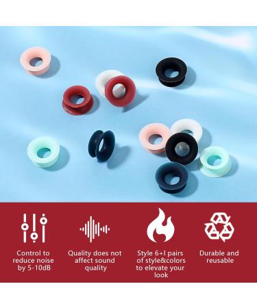 12pcs Mute Style Earplugs - Extra 5dB Noise Reduction for Sleeping Office & Outdoors | Quiet Earplug Accessories - Buy Online on GoSupps.com