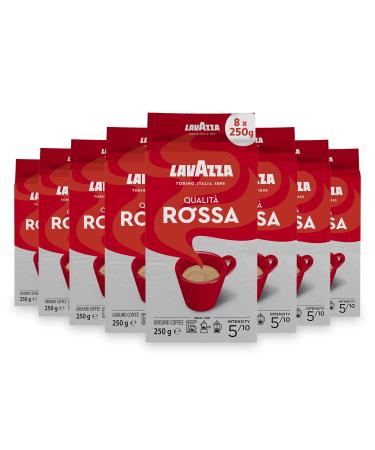 Lavazza LAVAZZA Qualit Rossa Set of 8 ground Italian coffees 250 g