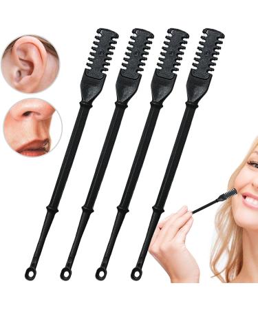 Holds Nose Hair Shaver Manual Nose Hair Trimmer Set of 4 Nose Hair Trimmers Comfortable handle nose hair remover for business travel dorm room Black - Buy Online on GoSupps.com