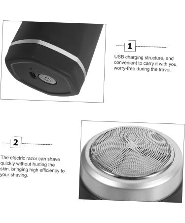 Minkissy Electric Shaver for Men | Compact Travel Razor & Hair Shaver Accessories - Ideal for Men s Grooming & Shaving on the Go - Buy Online on GoSupps.com