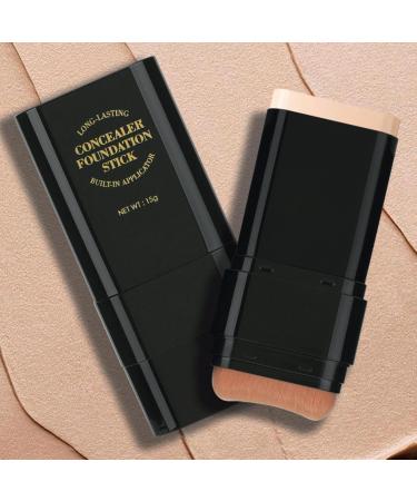 Foundation makeup stick foundation makeup - 15g dual-headed skin foundation - Dual-headed concealer cream long-lasting face makeup for girls - Buy Online on GoSupps.com