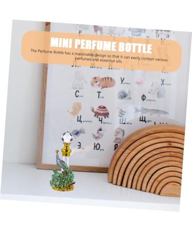 Beaupretty Perfume Bottle Essential Oil Bottle Aluminum Alloy Glass Crystal Travel 14x4x3cm Green - Buy Online on GoSupps.com