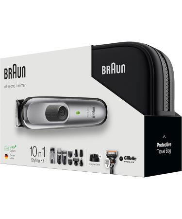 Buy Brown Multi-Grooming Kit 7 MGK7920 | 10-in-1 Beard Trimmer & Hair Clipper for Men - Face Head & Body Hair - Black/Silver - Buy Online on GoSupps.com