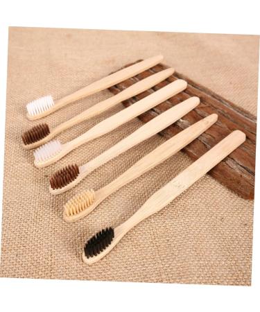 Eco-Friendly Disposable Travel Toothbrush Set | Homsfou 10th - Wood & Sustainable Accessories - Buy Online on GoSupps.com