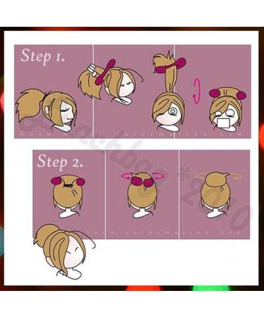 CareforYou Hair Styling Band - Foam Clips for Buns & Knots | 4 Pack - Perfect for Effortless Hairstyles - Buy Online on GoSupps.com