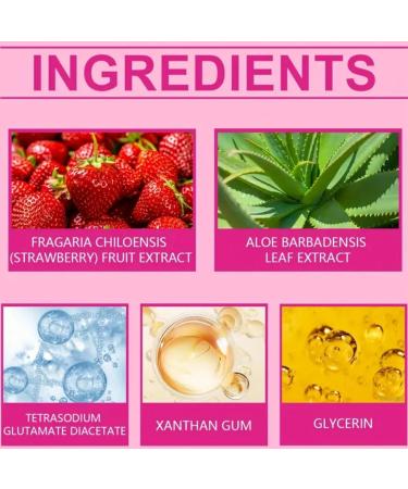 Body Gla-ze Strawberry Shortcake Fruity Moisturizing Body Gla-ze Strawberry Body Butter Skin Care Body Gla-ze Oil for Efficient Slow Down Skin Dryness and Tightness Anti-Aging & Tightens Skin - Buy Online on GoSupps.com