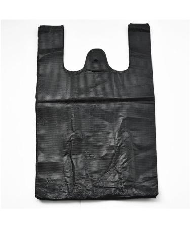 80 Thickened Black Plastic Bag Vest Packing Garbage Bag Kitchen Living Room Cleaning 1 count (Pack of 1) Black - Buy Online on GoSupps.com