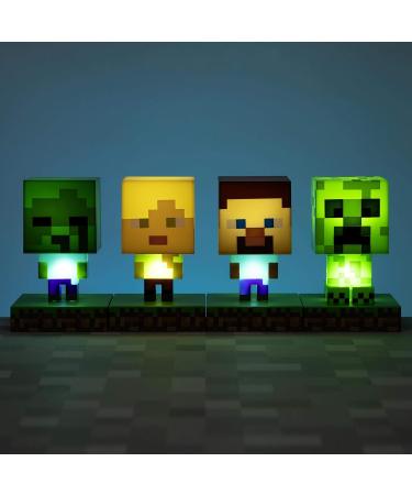 Paladone Minecraft Zombie Icon Light | Multi Coloured LED Lamp - Buy Online on GoSupps.com