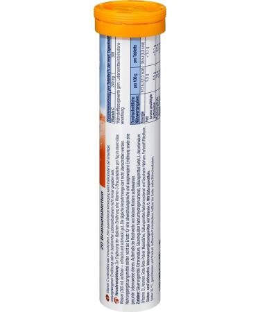 Mivolis Vitamin C Effervescent Tablets - 4 Packs x 20 pcs | Dietary Supplements from Germany - Buy Online on GoSupps.com