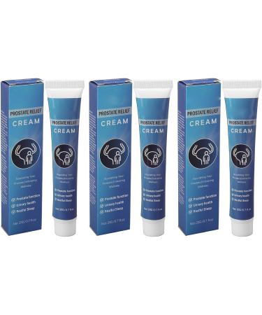 Prostate Health Cream - 3x20g Nutritional Supplements for Men | Soothing Absorbing Paste - Buy Online on GoSupps.com
