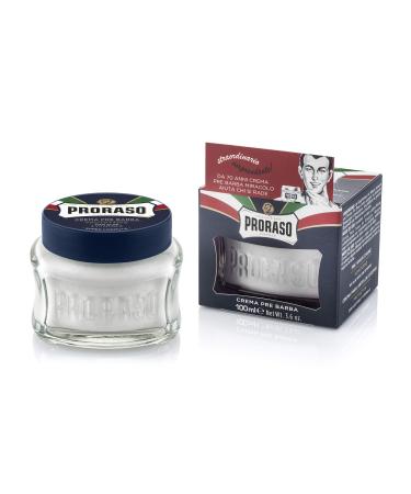 Proraso Pre-Shave Conditioning Cream for Men  Protective Formula for Dry Skin with Vitamin E and Aloe Vera  3.6 oz