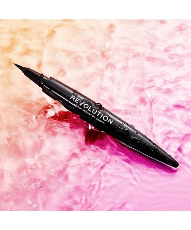 Makeup Revolution Renaissance Flick Liquid Eyeliner - Vegan & Cruelty Free, 27g - Buy Online on GoSupps.com
