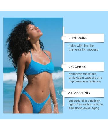 YNPQTDS Selftanner Selftanning Milky Lotion Natural Moisturizing 60 ml Cream For Tanned Skin And Face For Women And Men For Outdoor And Indoor And - Buy Online on GoSupps.com