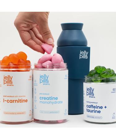 Jelly Pills Sports Cr atine Monohydrate Gummies 60 Gummies 1 5 g par Gummy 3 g par Dose Pr -Workout Force et Performance Saveur Fraise - Buy Online on GoSupps.com