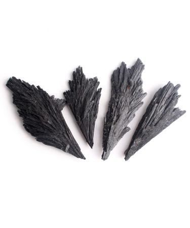 Natural Crystal Rough 30g/50g Natural Rough Black kyanite Peacock Tail Aura Decorative SpecimenStones (Color : 30g 3-6pcs) (Color : 30g 3-6pcs)
