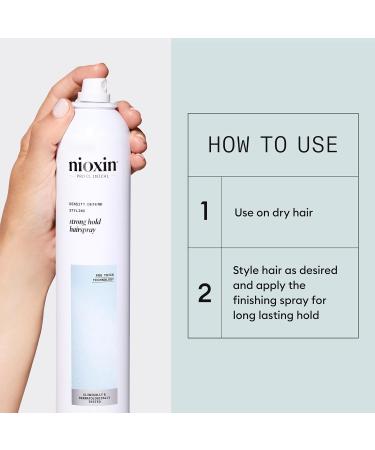 Nioxin Density Defend Styling Strong Hold Hairspray | For Long-Lasting Hairstyles| Humidity Resistant | 10.6 Fl Oz - Buy Online on GoSupps.com
