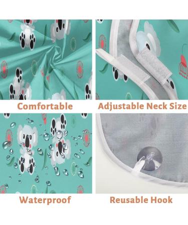 Beard Bib Apron for Men - Non-Stick Waterproof Hair Catcher with Cute Koalas Pattern - Ideal for Shaving & Trimming - International Shipping Available - Buy Online on GoSupps.com