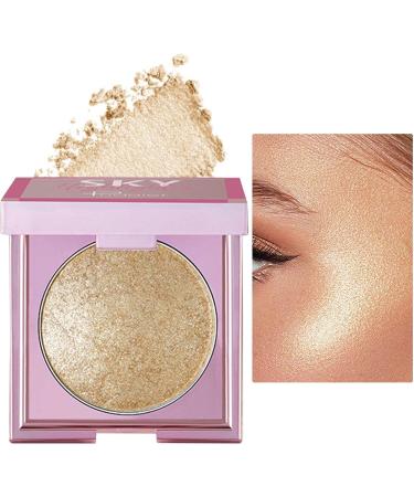 Face Highlighter | 8g Water Resistant Eyelids Highlighting Powder | Long Wear Cosmetics for Collarbone Body Arms Legs Brightening Highlighter for Easter Tmay #03 - Buy Online on GoSupps.com