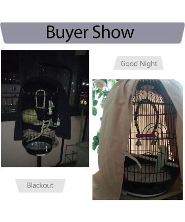 Bonaweite Birdcage Cover - Universal Blackout Parrot Cage Shade for Windproof, Light-Proof Sleep - Pink Night Accessories - Buy Online on GoSupps.com
