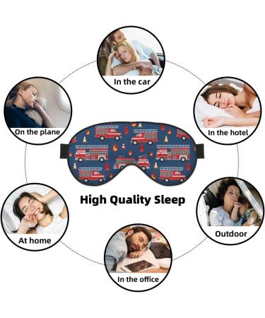 Buy Fire Truck 1 Sleep Mask - Adjustable Double-Sided Soft Eye Covers for Perfect Sleep & Reduced Eye Edema - International Shipping Available - Buy Online on GoSupps.com