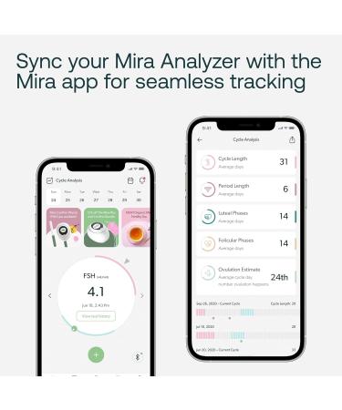Mira Fertility Ovum Wands: 20 Ovulation Test Sticks for Women - Easy to Use with Digital Tracker Monitor FSH at Home - Modern Ovulation Predictor Kit - Buy Online on GoSupps.com