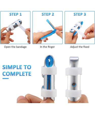 Finger Splint Set - Metal Finger Support for Adults & Children - Buy Online on GoSupps.com