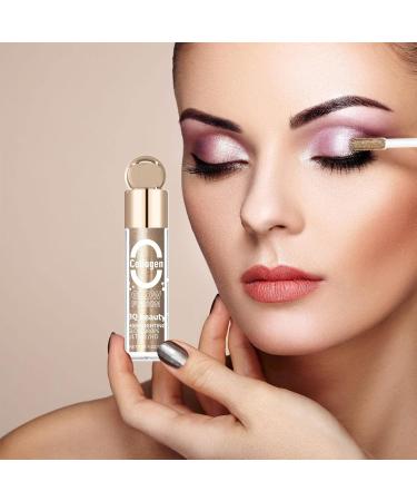 Eyeshadow | Holographic Eyeshadow Liquid Shimmer Eyeshadow | Highlight Eye Makeup and Glow Liquid Eyeshadow Long-Lasting for Woman Girl Frifer 6# - Buy Online on GoSupps.com