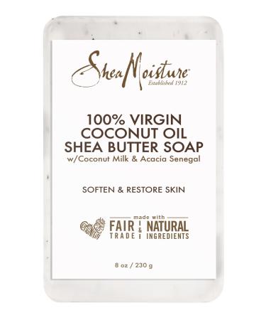 SheaMoisture SHEA MOISTURE 100% Virgin Oil Butter Soap Coconut 8 Oz (U-BB-2690)