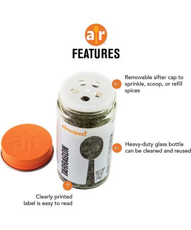 French Herbs Set: Bay Leaves, Tarragon, Thyme in Glass Jars | Allrecipes Taste of France | Set of 3 - Buy Online on GoSupps.com