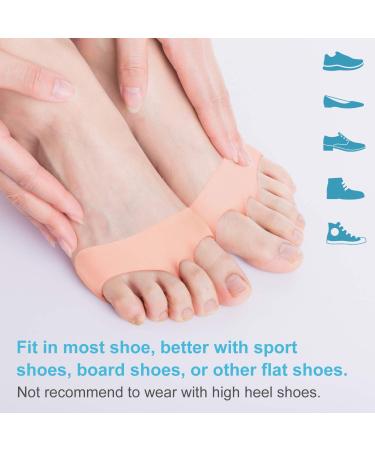 Buy Bukihome Silicone Foot Pads - 8 Piece Gel Cushions for Men & Women | Relief for Metatarsal Pain & Calluses | Comfortable Champagne Insoles - Buy Online on GoSupps.com
