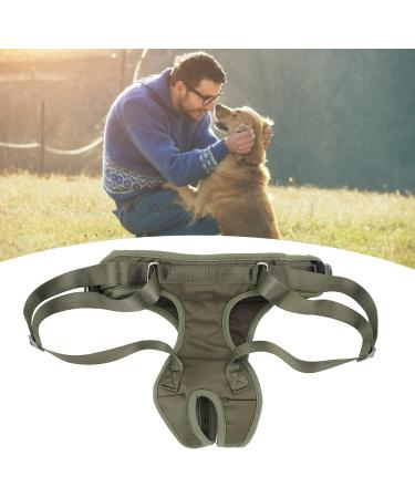 Dog Lift Harness Adjustable Dog Hind Leg Support Sling Hook and Loop Design Dog Lift Support Harness for Disabled Injured Old Dog Military Green(XL) - Buy Online on GoSupps.com