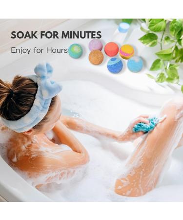 Bath Bombs Gift Set-Organic Natural Essential Oils Relax and Moisturize Skin BOENFU Luxury Spa Bomb Gifts for Girl Mom Kids Wife When Birthday Mother's Day Christmas Anniversary (12-Pack) - Buy Online on GoSupps.com
