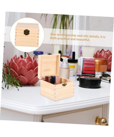 Buy Healvian 7 STK Wooden Storage Box for Essential Oils & Jewelry Organizer - Premium Quality H lzern Packaging - Buy Online on GoSupps.com